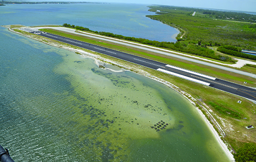 Merritt Island Airport Builds Seagrass Island, Restores Saltwater Marsh to Add New Runway Safety Area