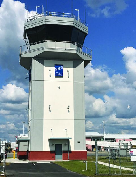 Contract Control Tower Opens at Albert J. Ellis Airport