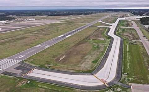 New Taxiway at Myrtle Beach Int’l Improves Airfield Safety, Frees Space for Terminal Expansion