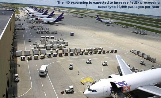 Indy's $162 Million Expansion of FedEx Hub Winds Down