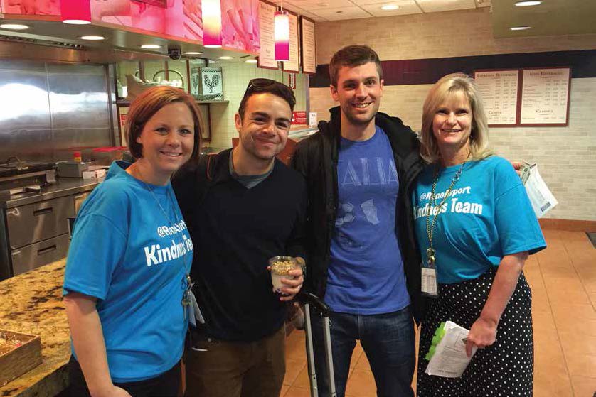 Reno-Tahoe Int'l Delights Passengers with Random Acts of Kindness