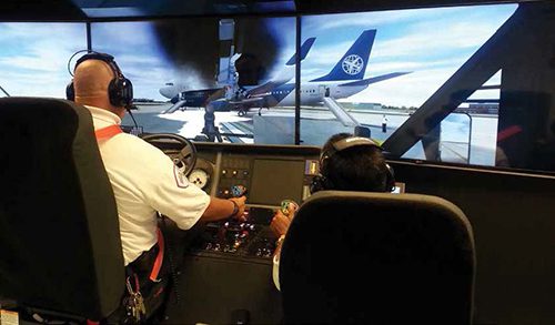 Vehicle Simulator Reduces Risk During Firefighting & Rescue Training at O'Hare Int'l