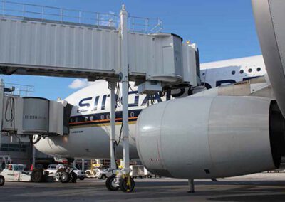 JFK Int’l Adds Boarding Bridge with Elevated Rotunda & Stacked Walkways to Accommodate A380s