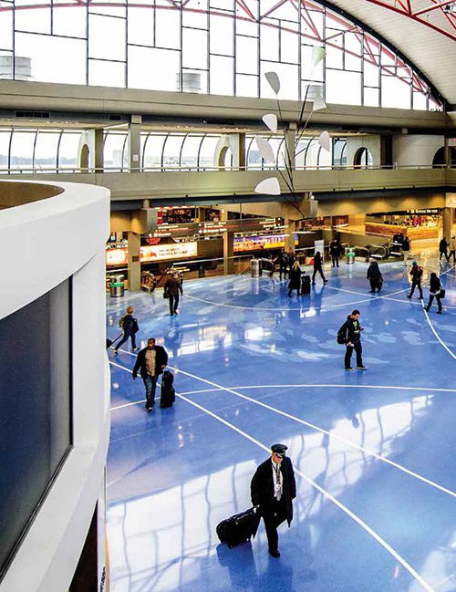 Pittsburgh Int'l Installs Terrazzo with Extra Razzle-Dazzle