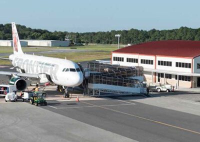 Northeast Florida Regional Demolishes Old Terminal & Erects New in 100 Days