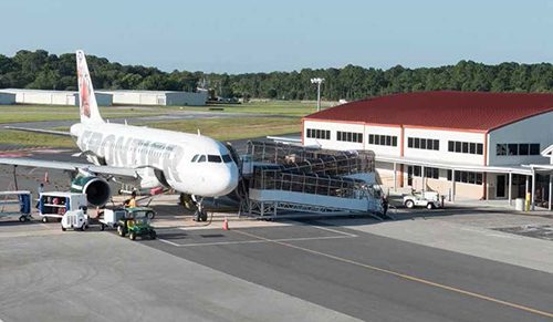 Northeast Florida Regional Demolishes Old Terminal & Erects New in 100 Days