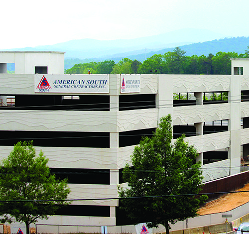 New Parking Structure at Asheville Regional Showcases Local Landscape New Parking Structure at Asheville Regional Showcases Local Landscape