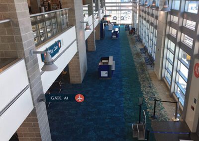 New Carpeting at Destin-Fort Walton Beach Airport Makes Environmental Statement & Conveys Local Essence