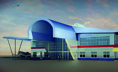 Fernandina Beach Municipal Opts for Airplane-Shaped Terminal Concept