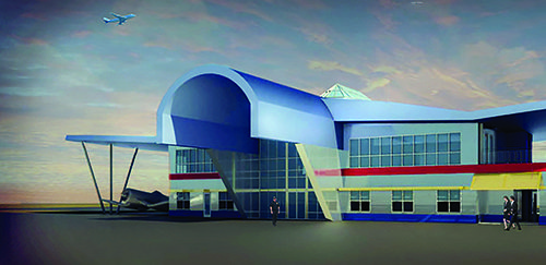 Fernandina Beach Municipal Opts for Airplane-Shaped Terminal Concept