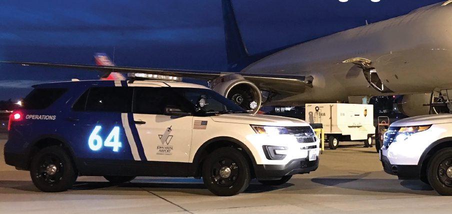 John Wayne Airport Boosts Airfield Safety With Rubber Removal & Ground Vehicle Signage