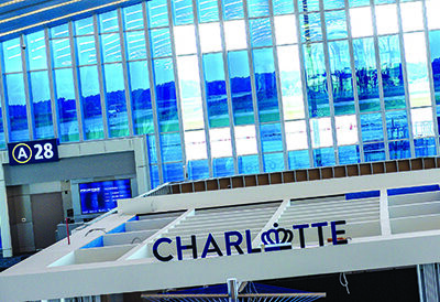 Concourse Expansion at Charlotte Douglas Int’l Fuses Technology & Artistry
