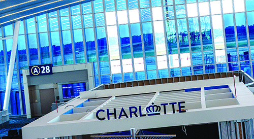 Concourse Expansion at Charlotte Douglas Int'l Fuses Technology & Artistry