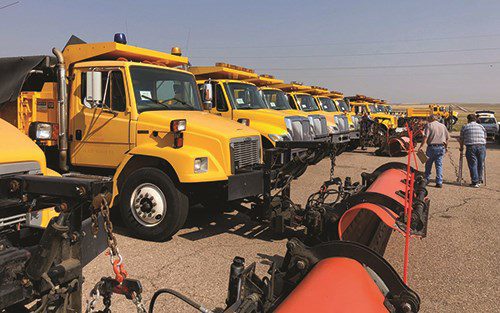 The annual surplus equipment sale is especially popular with small airports. 