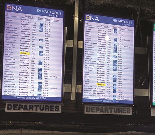 Updated Info & Public Address Systems Reflect the New Vision at Nashville Int'l
