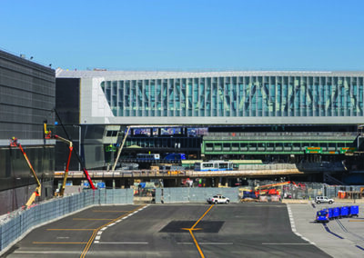 Pedestrian Bridge Facilitates Construction of New Arrivals & Departures Hall at LaGuardia Terminal B