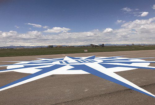 Airfield Art - Centennial Airport (APA) in Englewood