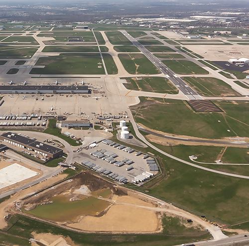 Indianapolis Int'l Rehabs Main Crosswind Runway