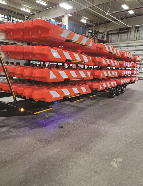 Maintenance Team at Ford Int'l Creates Custom Trailer for Runway Barricades