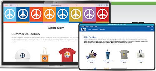 Digital Storefronts Drum Up Support for Airports