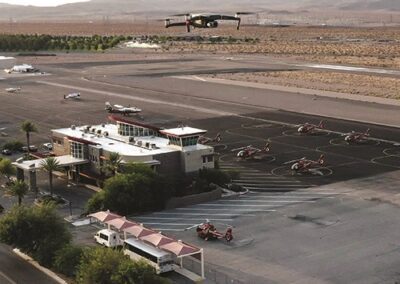 Drones and Virtual Reality Speed Control Tower Siting at Boulder City Municipal