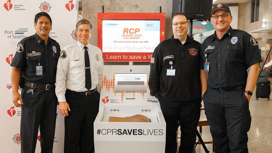 CPR kiosk at SEA
