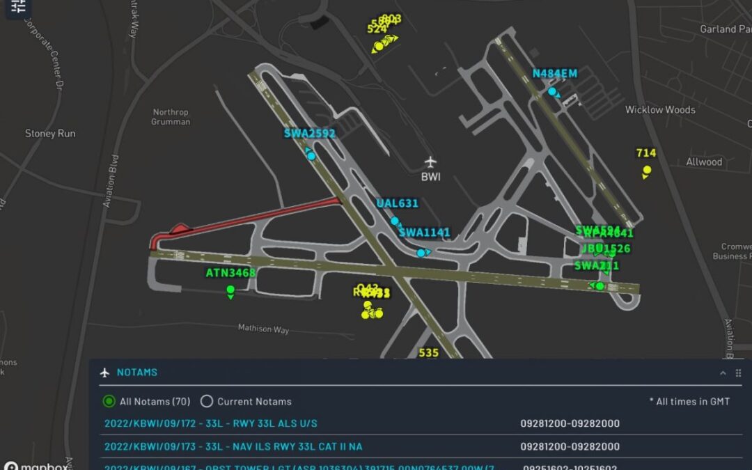 AeroBOSS: Surface Management System Introduces Visual NOTAMs