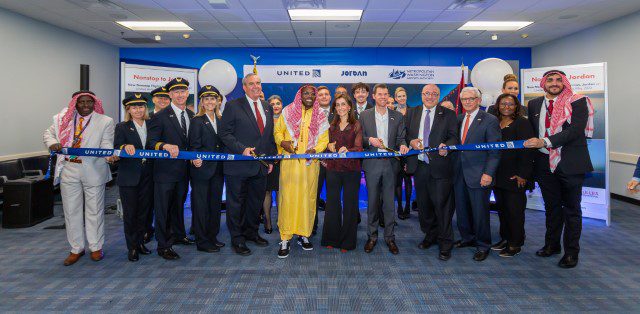 Dulles International Airport Celebrates Inaugural United Airlines Flight to Amman, Jordan