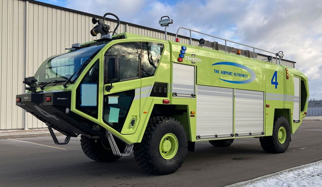 The Commonwealth of The Bahamas Takes Delivery of Four Oshkosh Striker 4×4 ARFF Vehicles