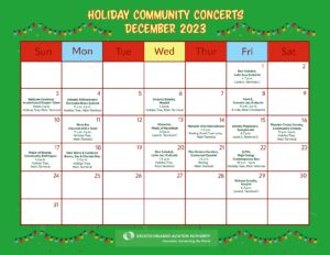 MCO Holiday Concerts Calendar