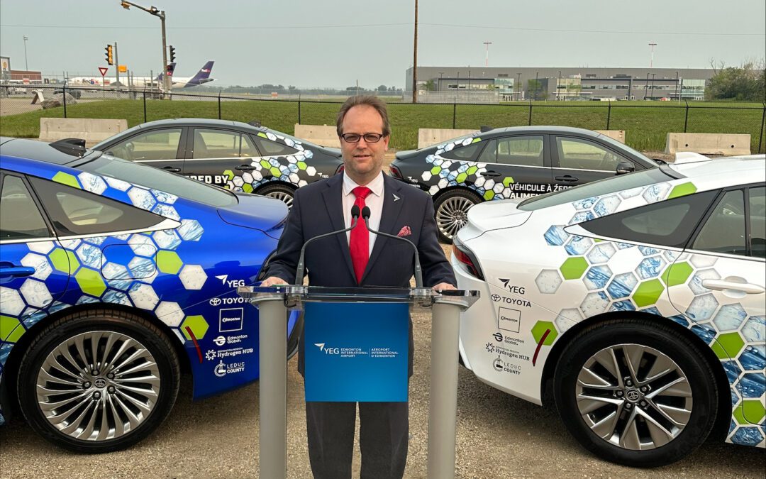 Toyota Canada and Edmonton International Airport (YEG) Partner to Bring 100 Zero-Emission Hydrogen Fuel Cell Electric Vehicles to Alberta Roadways