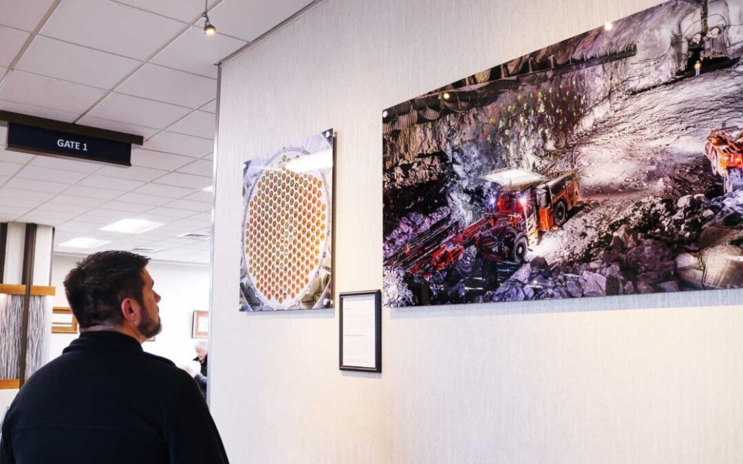 The Science at Surf: Images From The Underground, Lead, SD” Displayed at Rapid City Regional Airport