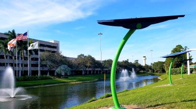 Solar Trees and Canopy Take Root at Palm Beach International Airport