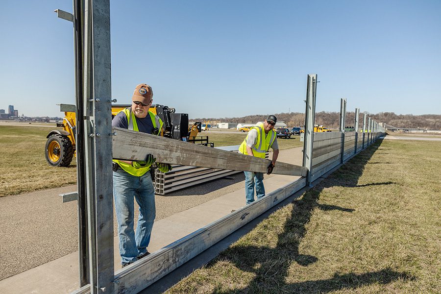 Crews to Extend Floodwall at St. Paul Downtown Airport