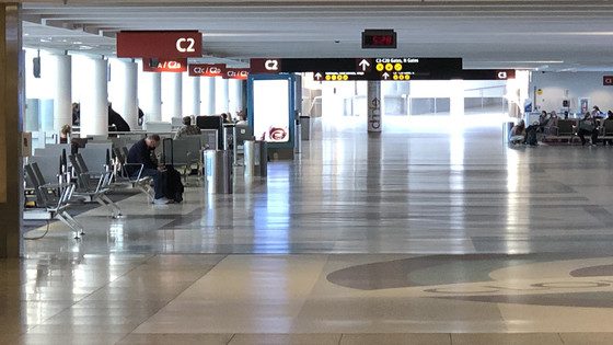 Empty C Terminal at SEA in the hieght of COVID-19 pandemic, May, 2020