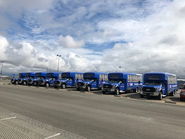 Nine New Parking Shuttles at OAK