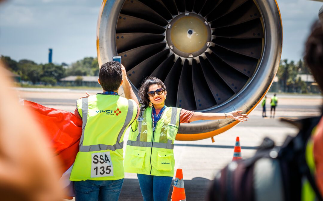 Their passion? Photographing planes – VINCI Airports opens its doors to aviation enthusiasts for a unique experience