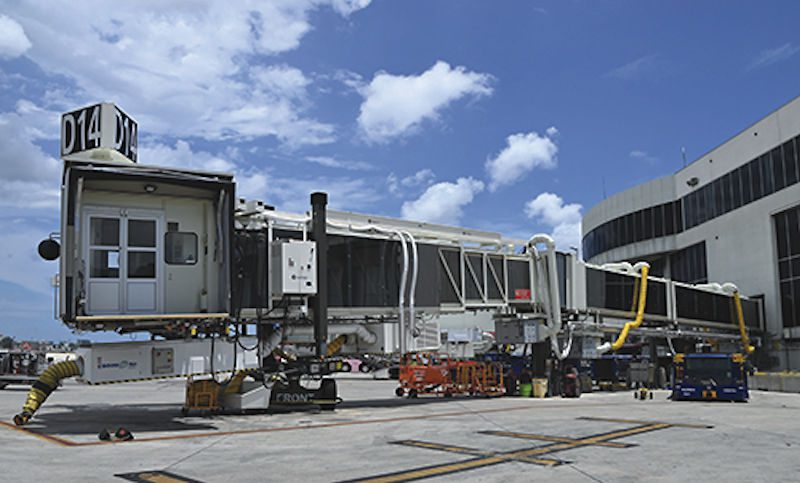 Miami Int’l Makes a Scene With Glass Boarding Bridges