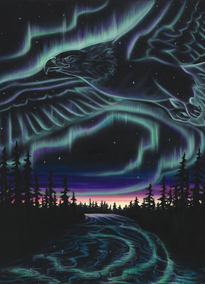Eagle Over the Snye, by Amy Keller-Rempp