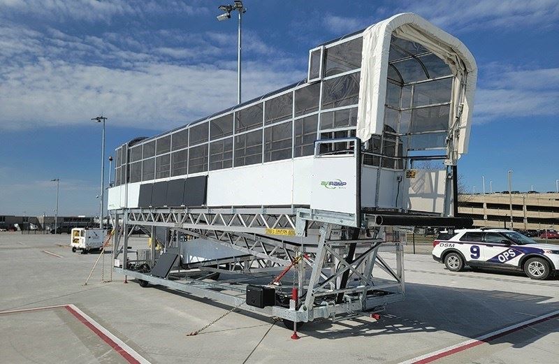 Des Moines Int’l Uses Portable Boarding Ramp to Accommodate Growth and Increase Accessibility
