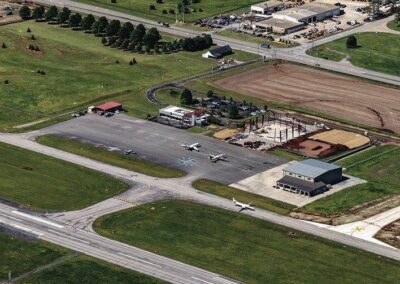 New Taxiway Paves the Way for Rapid Commercial Development at Pryor Field