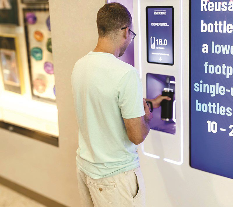 Water, Water Everywhere at Minneapolis-St. Paul Int’l, and It’s Free