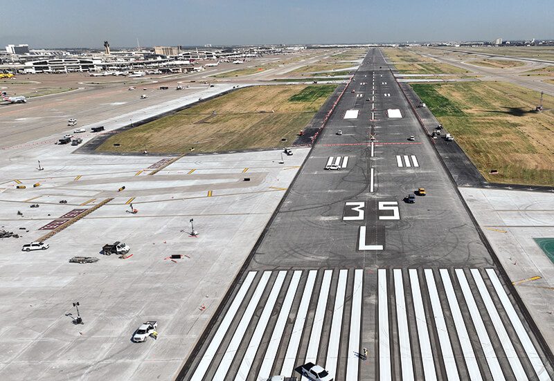 Innovative Phasing at Dallas Fort Worth Int’l Returns Key Runway Back to Service in Record Time