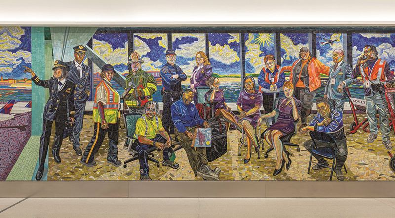 Elevating Employees to Artwork - LaGuardia Airport (LGA)