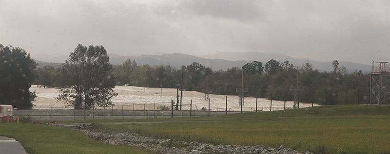 Torrential rain caused flooding that broke 230-year records.
