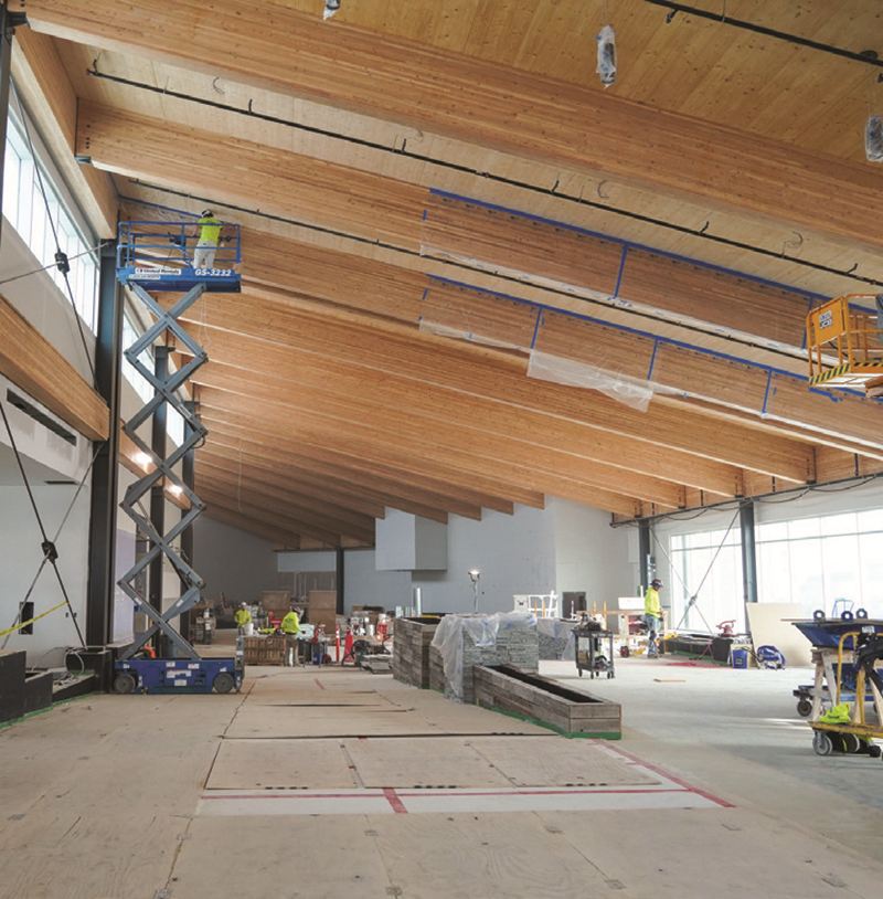 The concourse expansion is designed to accommodate traffic from larger aircraft.