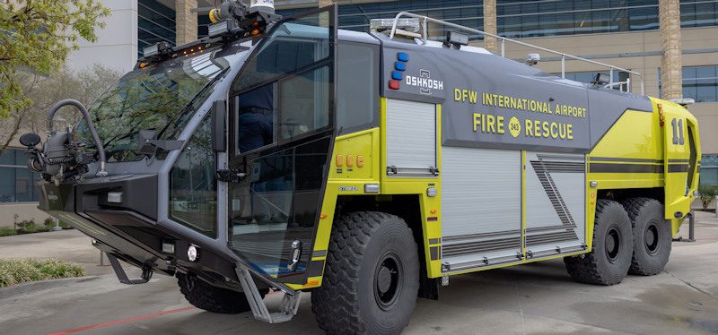 Dallas Fort Worth Int’l Deploys Electric Hybrid ARFF Vehicles and Builds New Fire Stations