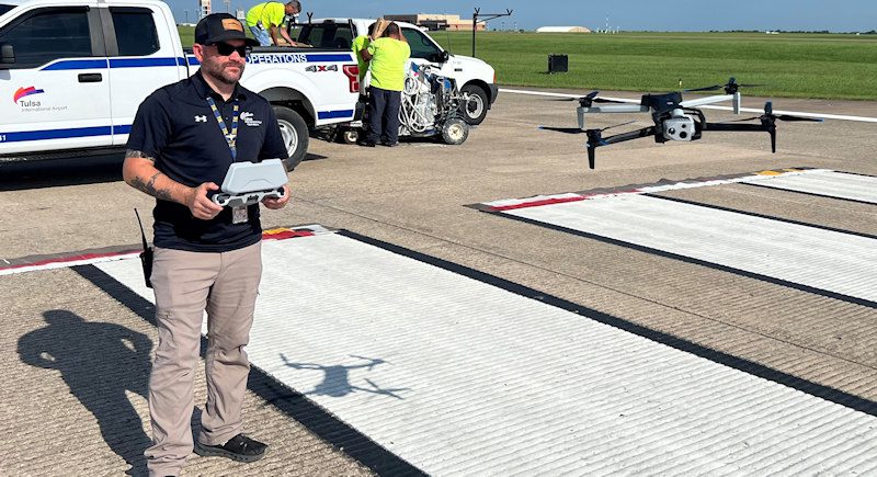 Drone Program Lifts Off and Boosts Operational Efficiency at Tulsa Int’l