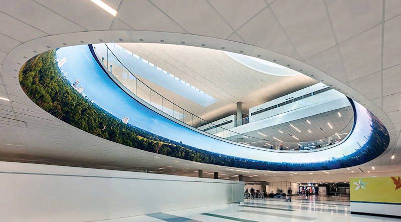 New Display at Bush Intercontinental Offers Visitors a Glimpse into Houston