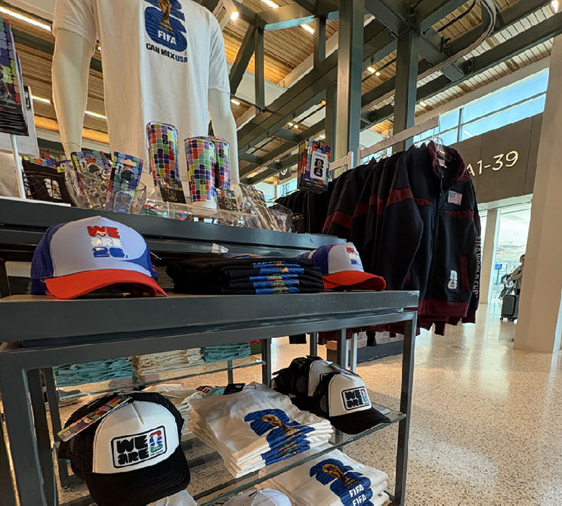 Concessions operators stocked up on World Cup merchandise and added extra staff.